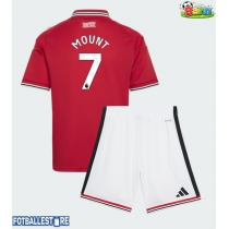 Manchester United Mason Mount #7 Hjemmedraktsett Barn 2026-27 Kortermet (+ Korte bukser)